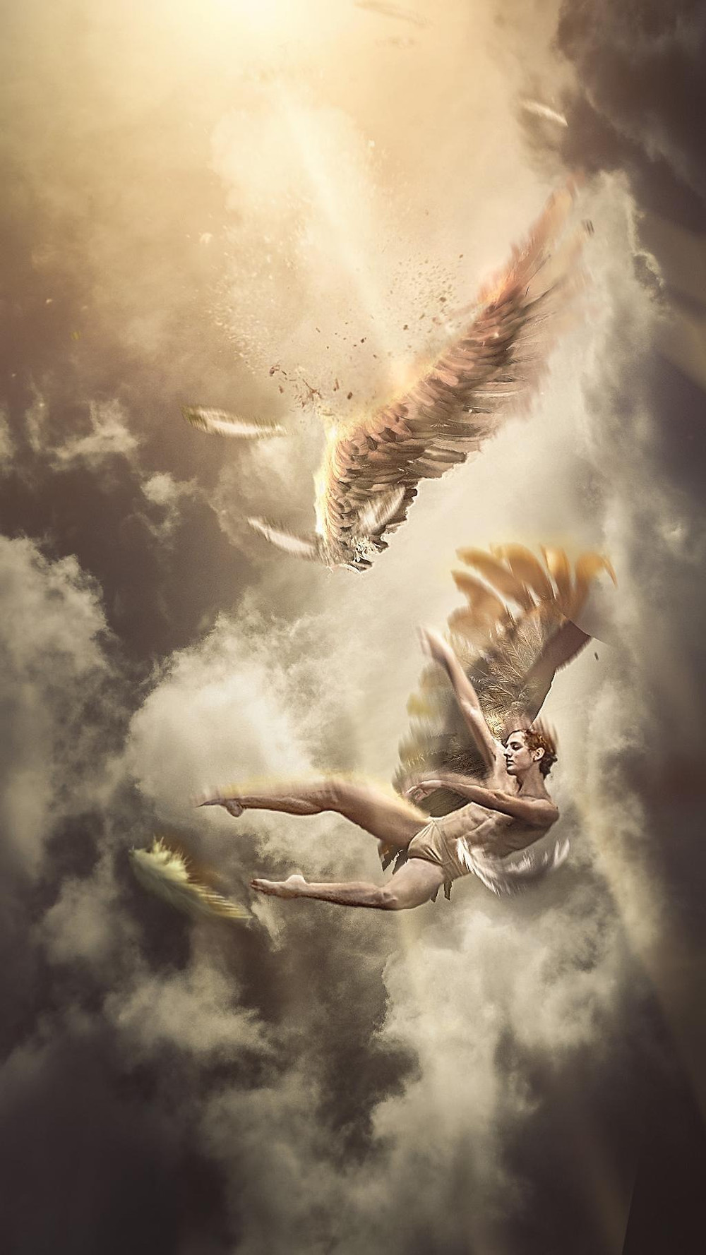 the fall of icarus is our metaphor of today. 